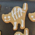 Biscuits sablés d'Halloween à la châtaigne et au miel