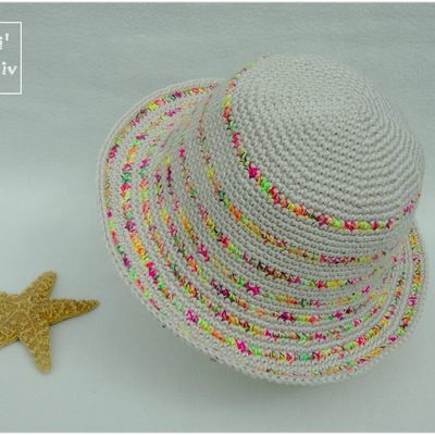 Chapeaux d'été pour enfants au crochet