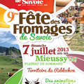 Dimanche 7 juillet 2013 - 9ème fête des Fromages de Savoie