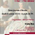 Nantes, 6 octobre 2016 : les femmes et le négoce dans les ports européens.