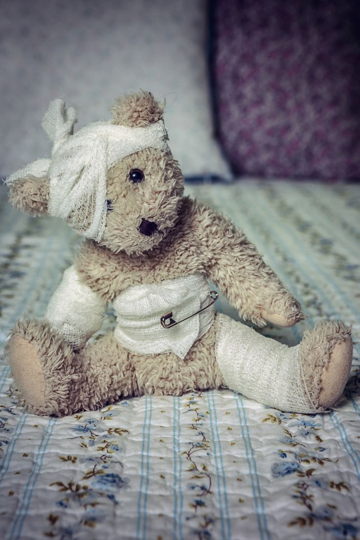 Wounded Teddy Bear
