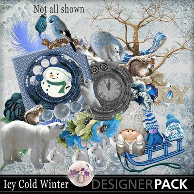 Collection  "Icy Cold Winter" de ScrapTalou