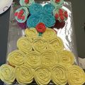 Robe Blanche Neige Cupcakes