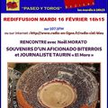 REDIFFUSION de PASEO Y TOROS sur RCB mardi 16/02