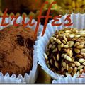 Truffes cacao ou sésame / cocoa or sesame truffles