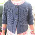 CARDIGAN MODELE PHILDAR N° 34