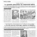 Le Quotidien: Interview de Thierry Michel au FESPACO 01/03/2013