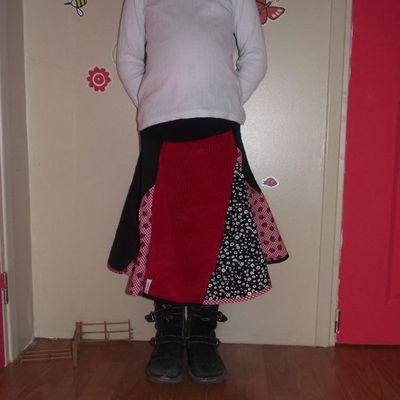 jupe avec des chutes