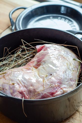 Agneau Irlandais Irish Lamb au foin - jus à la lavande