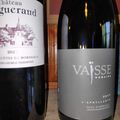 Vin de France Domaine Vaïsse : l'Aphyllante 2017; Francs-Côtes de Bordeaux : Puygueraud blanc 2017