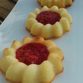 Financier à la Purée de Coco-Framboises du Jardin...