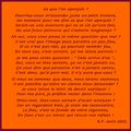 Ce que l'on aperçoit ?