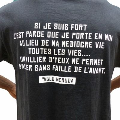 TEE SHIRT DE L'ASSOCIATION EN SOUTIEN A LA FAMILLE DIENG ( Vérité et Justice pour Lamine Dieng )