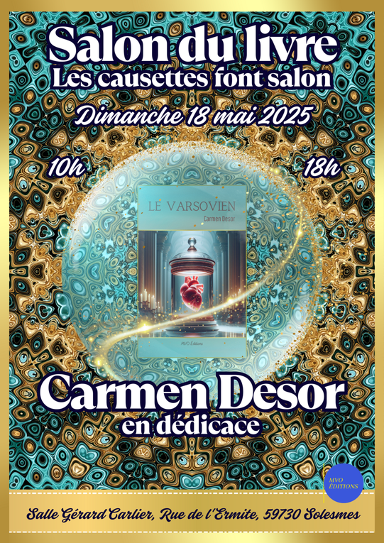 Salon du Livre de Solesmes le 18 mai 2025