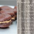 Macarons au chocolat et au café