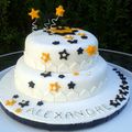 un gâteau dans les étoiles !