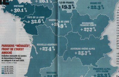 HAUSSE du chômage en France: des inégalités régionales importantes...