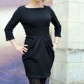 La petite robe Noire en Perle de Nacre