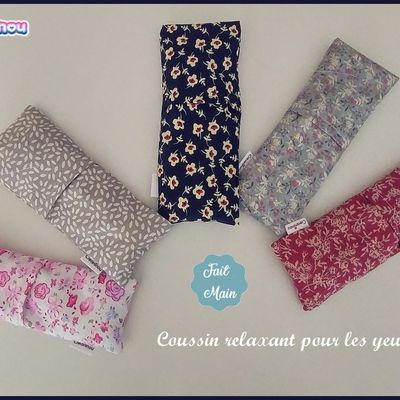 Coussin relaxant pour les yeux