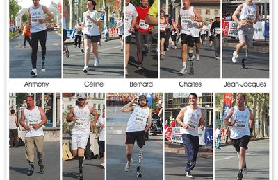 10 coureurs amputes participent au 10 km du marathon de lyon