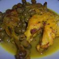Tajine Djej bil zitoun~Tajine au poulet et olives