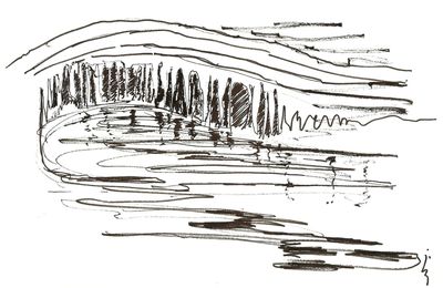 sur le blog de "la lectrice à l'oeuvre", Christine Bini explore la ligne des glaces