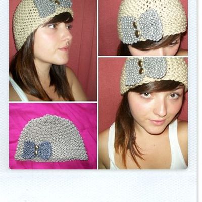 Bonnet tout chaud tout simple ! 