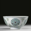 A doucai Medallion bowl, Qing Dynasty, 18th century