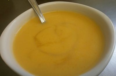 Soupe aux rutabagas et sirop d'érable