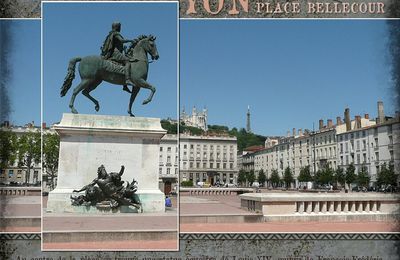 Lyon place Bellecour Scrap digital de Kokhine 