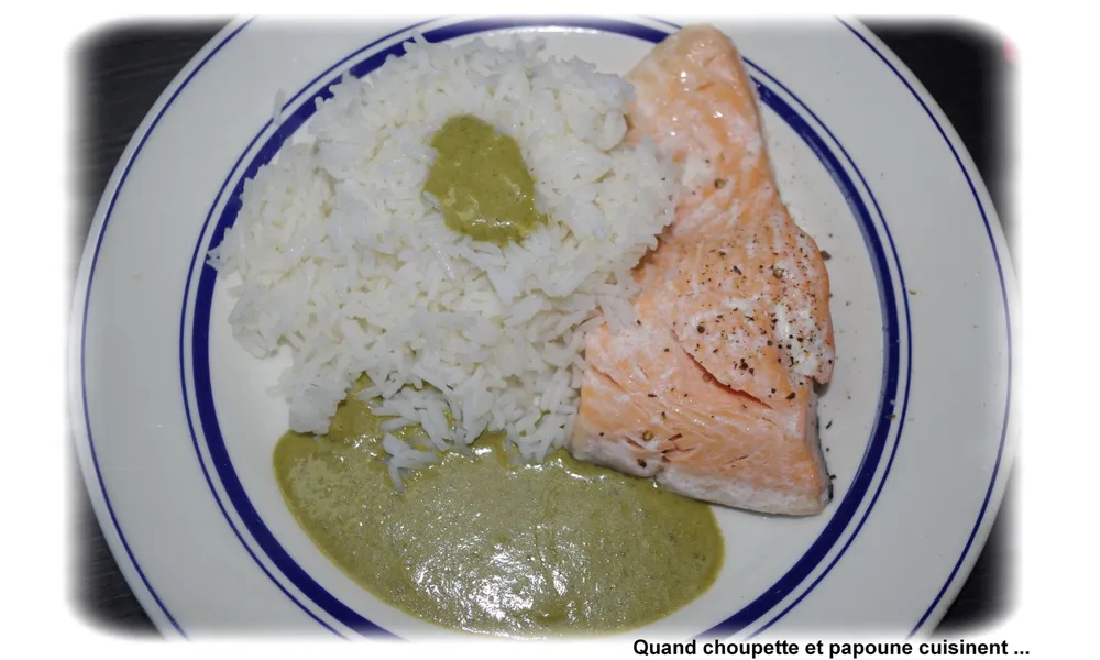PAVE DE SAUMON SAUCE OSEILLE