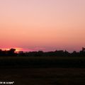 Coucher de soleil sur la Loire le soir du 14 juillet