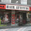 HAIR ATTITUDE Bellegarde Ain coiffeur visagiste photo humour devanture vitrine