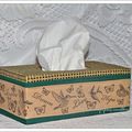 Cartonnage, boîte à kleenex 2