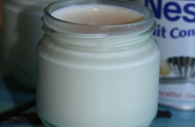 Yaourt au lait concentré & à la vanille