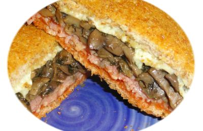 CROQUE-MONSIEURS AUX CHAMPIGNONS