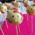 Cake pops Hello Kitty