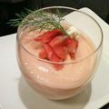 Panna cotta de chou-fleur au saumon fumé 