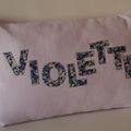 Coussin Violette