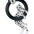 Diamond, Ruby, Emerald and Onyx 'Panther' Necklace, Cartier, France