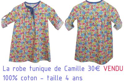 la robe tunique de Camile