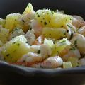 Crevettes à l'ananas pour l'apéro