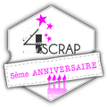 5ème anniversaire de 4enscrap - Jour 1