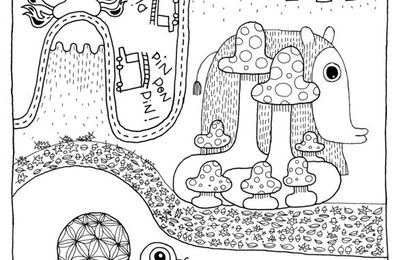 Illustration pour le livre de coloriage de l'institut Pacome