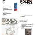 Affiche pour la ville de Rouen