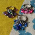 Lot de 3 Bagues Camaieu de perles