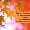 Réunion Commission Fleurissement 28 septembre 2020