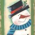 Images Noël.....bonhomme de Neige