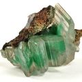 Cerussite, Malachite, quartz, Chlorite, Azurite, Willemite, Aurichalcite, peridot, Minium