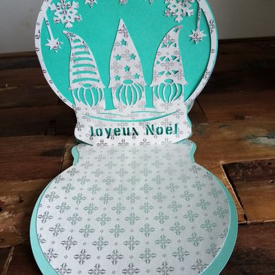 kirigami trio de gnomes